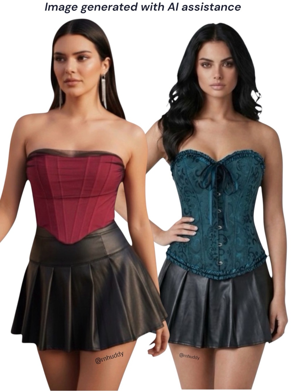 Body Rage (Spencer’s) S black PU pleated skirt